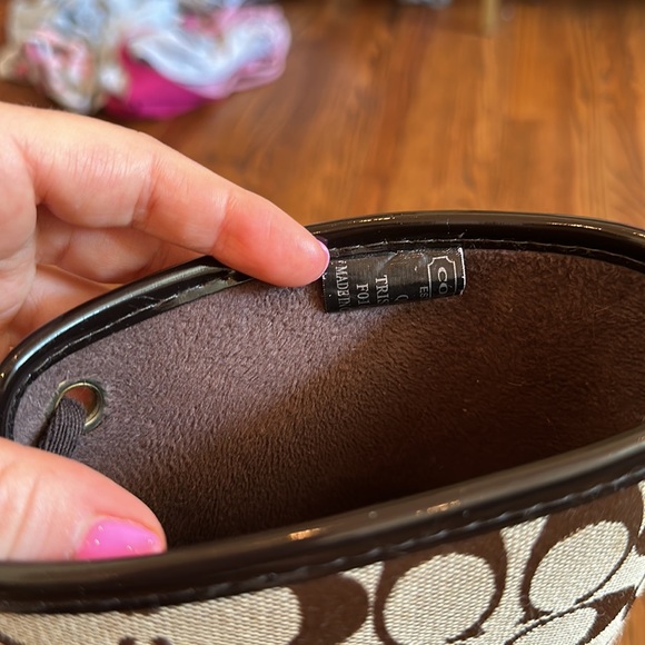 Coach Tristee Rainboots Lace-up Size 6B Brown - Picture 7 of 10